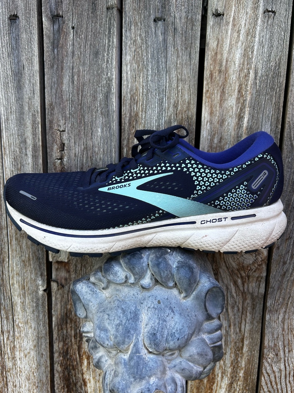 Brooks Ghost 14 Running Shoe Blue 9